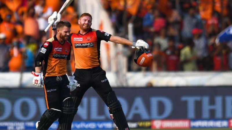 David Warner (L) and Jonny Bairstow (R) scored 692 runs and 445 runs respectively in IPL 2019. (Image Credits: DNA India)