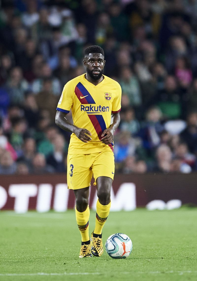 Samuel Umtiti has been made available by FC Barcelona.