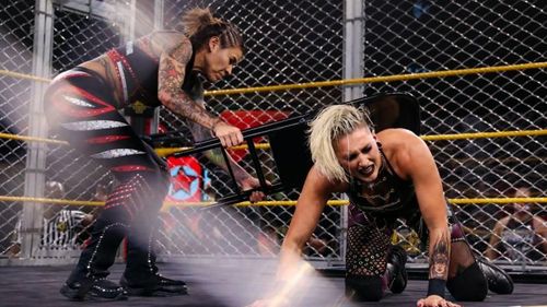 Rhea Ripley survived a grueling Steel Cage Match at NXT Super Tuesday 2