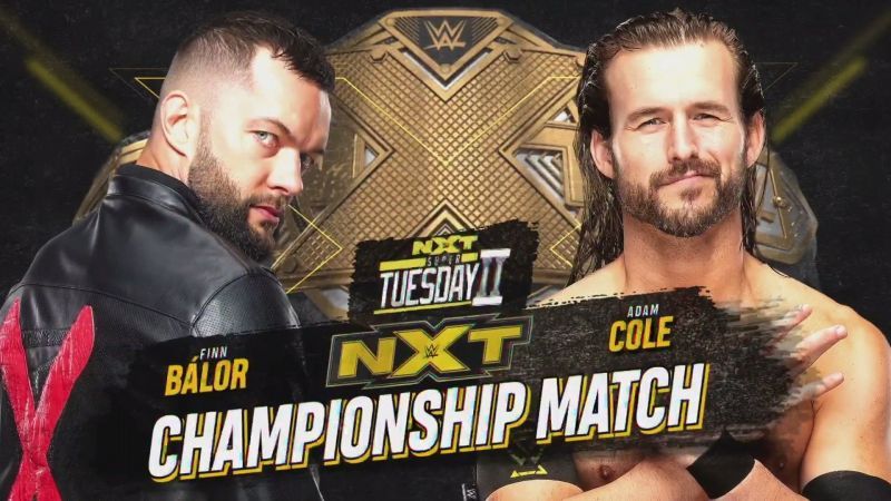 Adam Cole will face Finn Balor tonight on NXT to determine the new NXT Champion