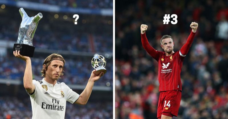 Jordan Henderson and Luka Modric are among the best midfielders in world football at the moment