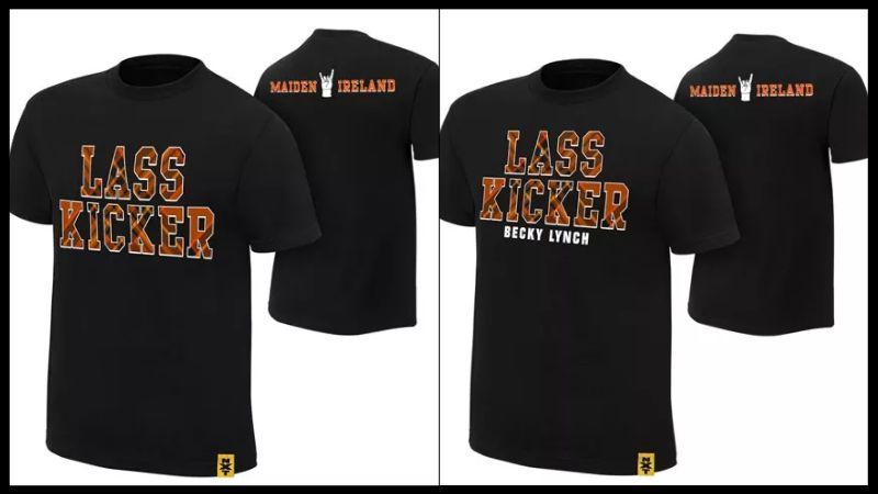 Becky Lynch&#039;s WWE NXT shirt received a new design