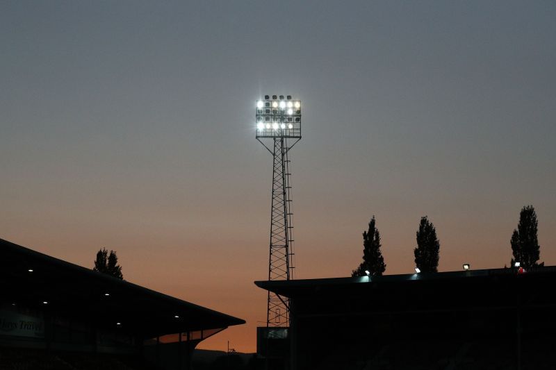 Wrexham play at the famous old Racecourse ground that hosted international football in 1877.