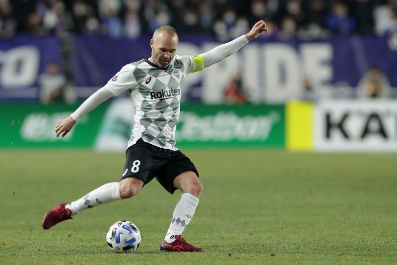 Iniesta currently plays for Japanese club Vissel Kobe.