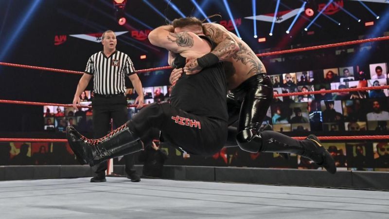 Kevin Owens stunning Aleister Black