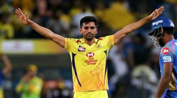 Deepak Chahar has rejoined CSK training after recovering from COVID-19