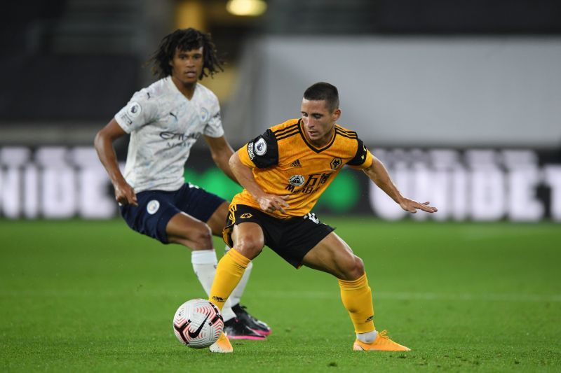 Nathan Ake was afforded protection from the midfield on his City debut 