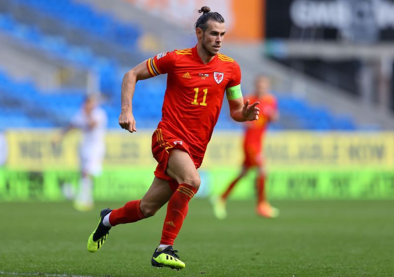 Gareth Bale of Wales in action during the UEFA Nations League 