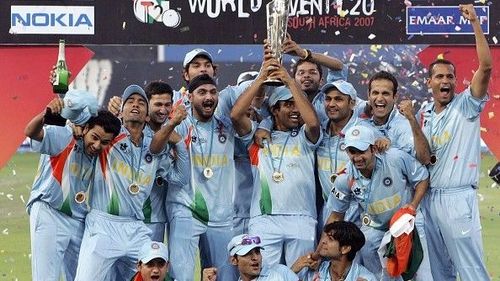 MS Dhoni-led India to victory at the inaugural World T20 in 2007 (Image Credits: Circle of Cricket)