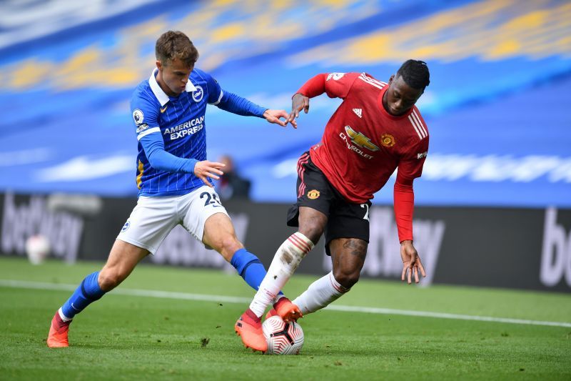 Aaron Wan-Bissaka looked a shadow of his former self against Brighton