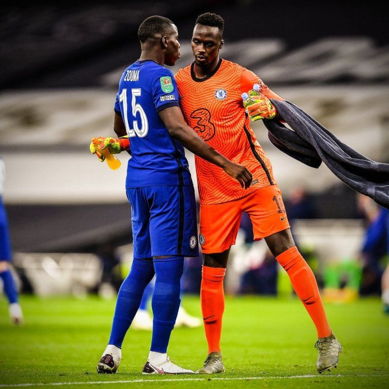 Edouard Mendy made two great saves against Tottenham.