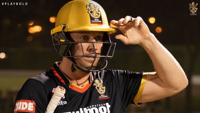 RCB legend AB de Villiers had his second net session in preparation for IPL 2020 [PC: RCB Twitter]