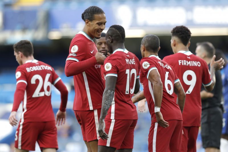 Virgl Van Dijk and his Liverpool teammates