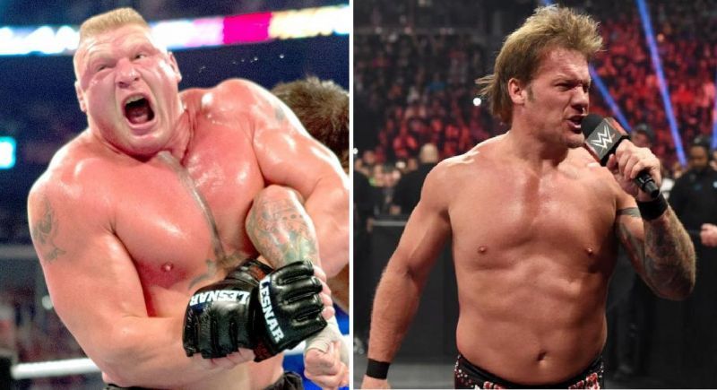 Brock Lesnar and Chris Jericho