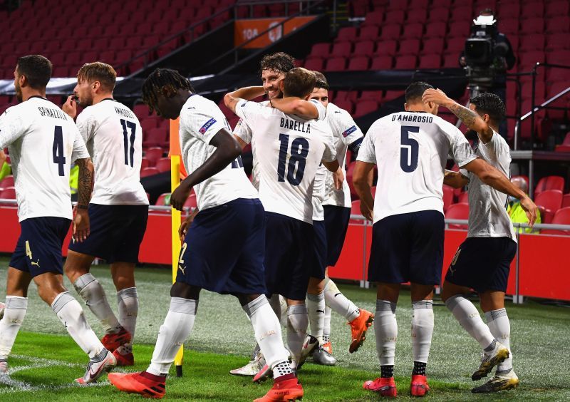 Italy picked up their first win in the 2020-21 UEFA Nations League