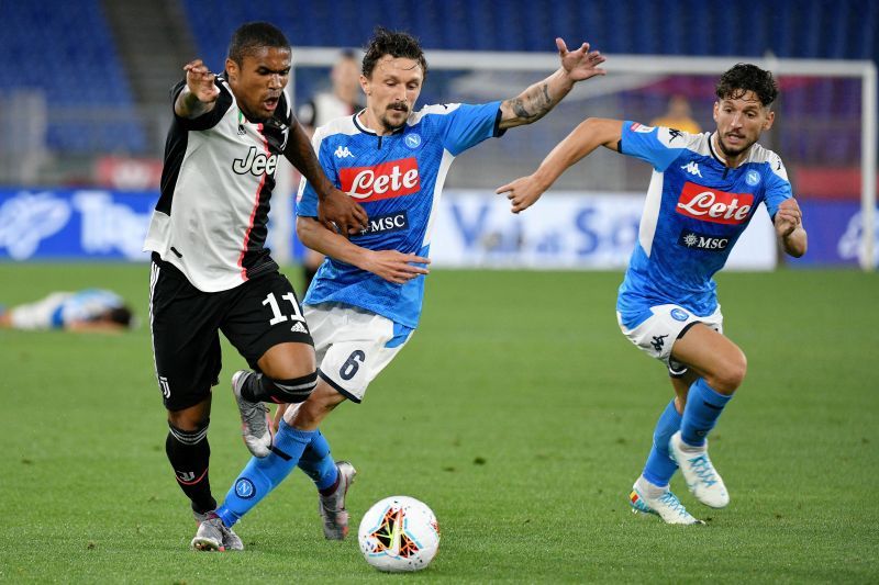 Douglas Costa in action for Juventus