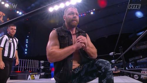 Jon Moxley actually prayed for forgiveness, ahead of his match