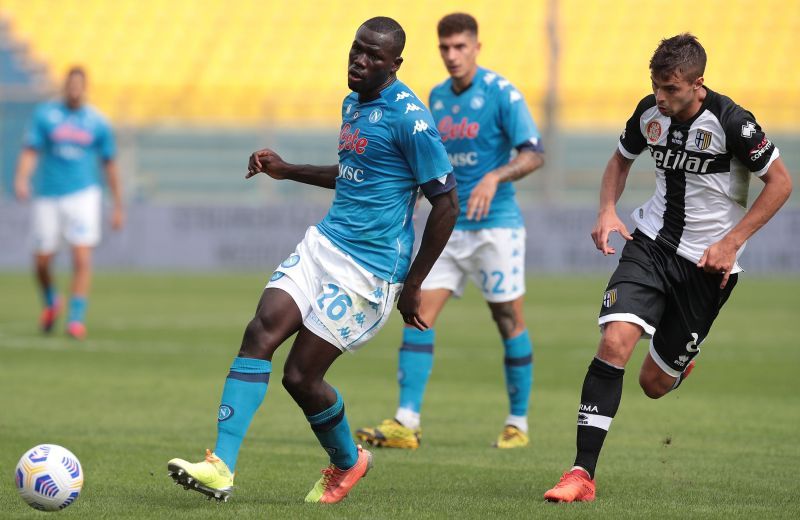 Napoli star Koulibaly in action