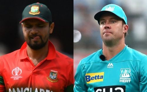 AB de Villiers and Mashrafe Mortaza