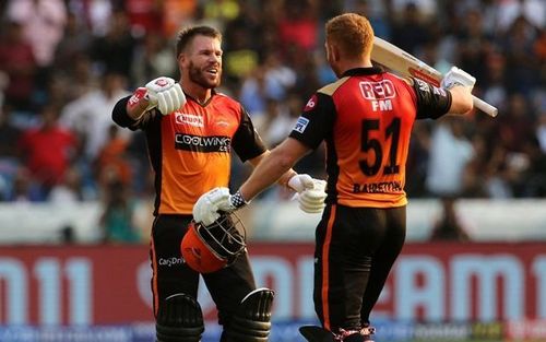 David Warner and Jonny Bairstow will be SRH's batting backbone in IPL 2020