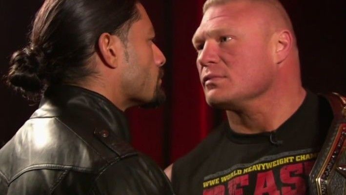 Brock Lesnar and Roman Reigns