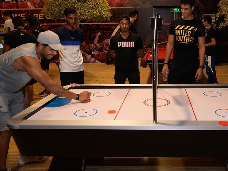 RCB have given fans a sneak peek into their game room for IPL 2020