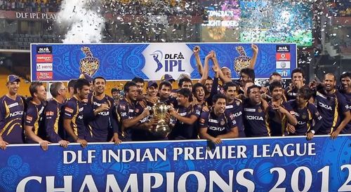 KKR's first IPL triumph at the Chepauk in 2012. Image Credits: Indian Premier League