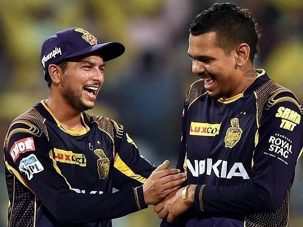 Sunil Narine and Kuldeep Yadav are the main spinners in the KKR squad