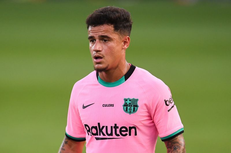 Philippe Coutinho in a pre-season friendly vs Girona