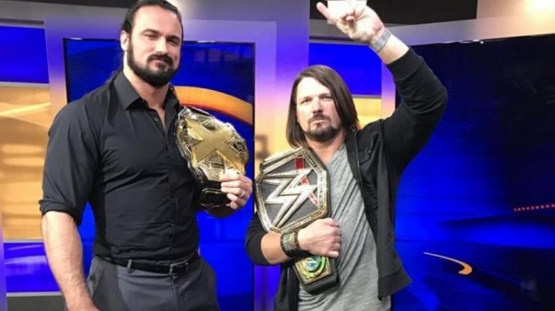 Drew McIntyre and AJ Styles