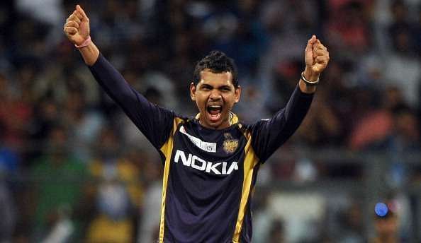 Sunil Narine has been hiding the ball behind his back in his run-up during the CPL
