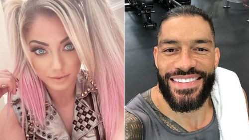 Alexa Bliss and Roman Reigns