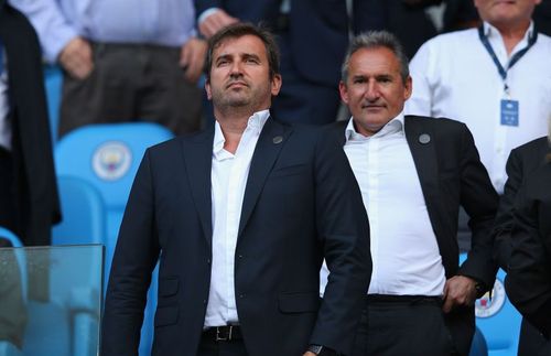 Txiki Begiristain (right), Manchester City's Director of Football.