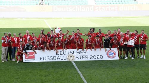 Bayern Munich won their eighth consecutive Bundesliga title last season.