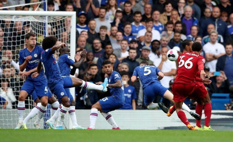 Trent Alexander-Arnold loves playing against Chelsea.