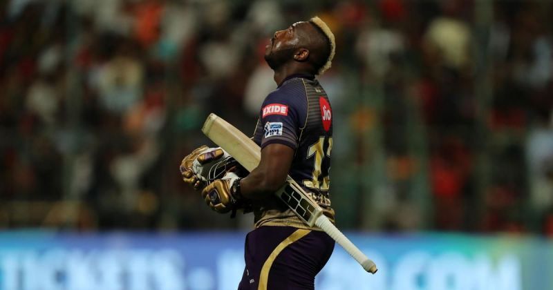 Karthik and Morgan will assess Andre Russell&#039;s workload during the course of a match (Image Credits: Scroll)