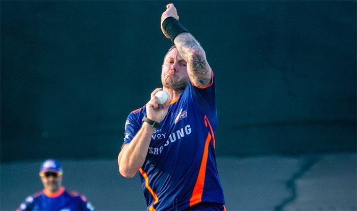 James Pattinson is hoping to successfully fill Lasith Malinga&#039;s shoes in the Mumbai Indians (Image Credits: Twitter)