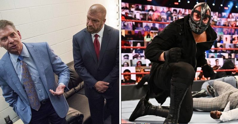 Vince McMahon, Triple H, and T-BAR