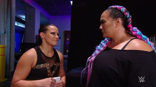 Nia Jax and Shayna Baszler on WWE RAW 