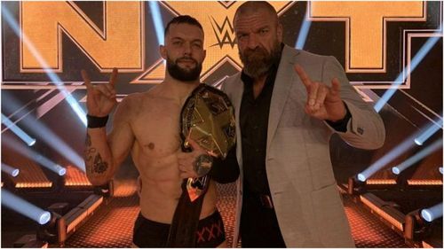 New NXT Champion, Finn Balor and Triple H