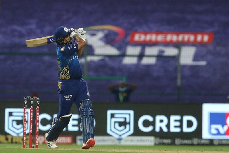 Rohit Sharma played an array of cuts and pulls against KKR [PC: iplt20.com]