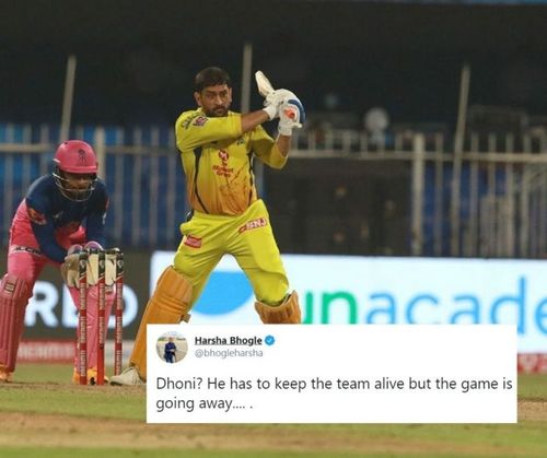 MS Dhoni was majorly criticised on Twitter for his performance against RR in IPL 2020