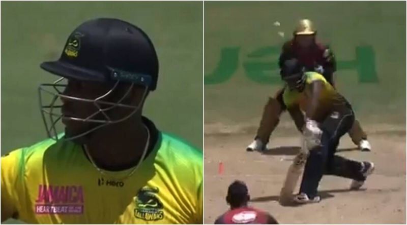 Andre Russell was left fuming after being at the receiving end of a poor umpiring decision