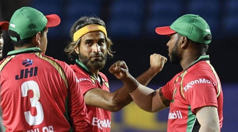 Imran Tahir (C) was scintillating in the previous CPL game