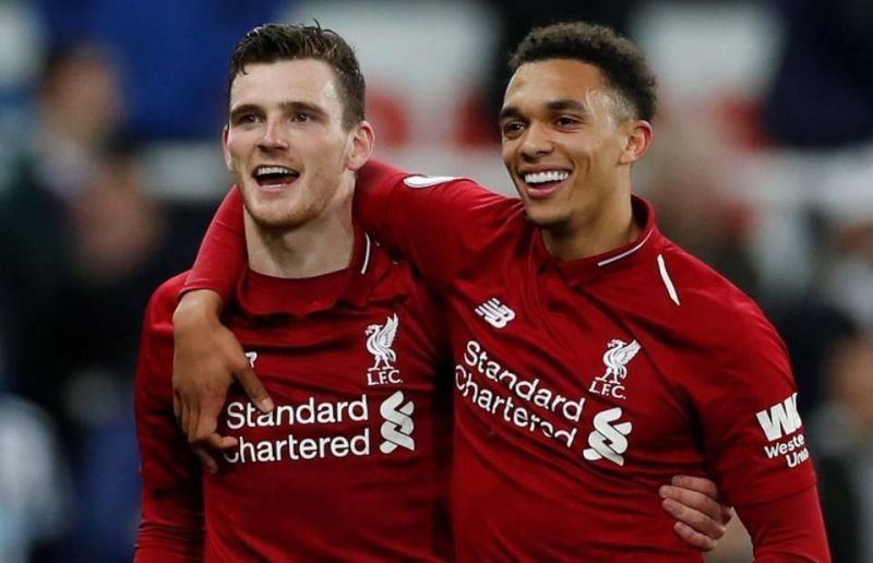 The Liverpool duo of Andrew Robertson (left) and Trent Alexander-Arnold (right) are widely considered one of the best in EPL history.