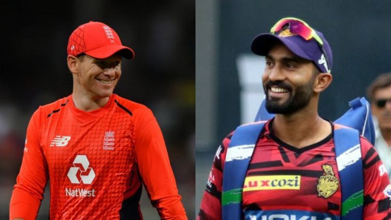 Sunil Gavaskar believes that Eoin Morgan can replace Dinesh Karthik as captain if the latter does not lead the side well in IPL 2020