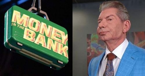 MITB briefcase and Vince McMahon.