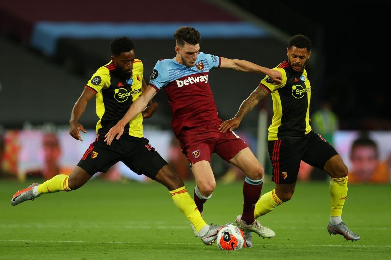 Declan Rice is highly rated at West Ham United