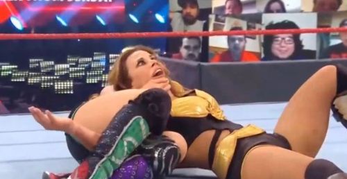 The finish to Mickie James and Asuka's match was abrupt