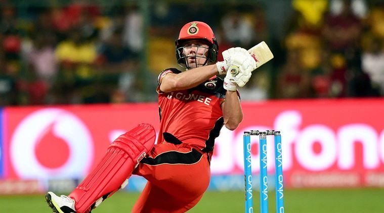 AB de Villiers scored a brilliant half-century and helped RCB post a competitive total of 163-5